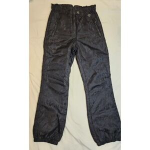OBERMEYER Size 8 Black Insulated Ski Snowboard Snowmobile Winter Sport Pants